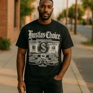 Vintage Hustlas Choice " Money" Tee. Size 4x